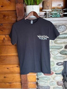 Noah Schnacky OPRY Reckless Tour 2022 Graphic Tee Black Small